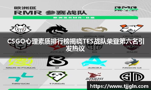 CSGO心理素质排行榜揭晓TES战队荣登第六名引发热议