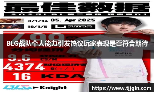 BLG战队个人能力引发热议玩家表现是否符合期待